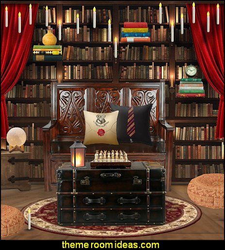 harry potter library hogwarts castle bedroom decorating ideas